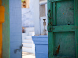 Green Door and Blue Walls
