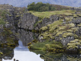 Oxara River and Volcanic Landscape  Pingvellir National Park