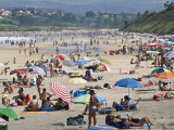 Oyambre Beach in High Season