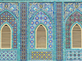 Tiling around Shuttered Windows  Shrine of Hazrat Ali