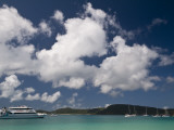 Boats Moored at Whitehaven Beach on Whitsunday Island