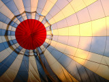 Inside an Inflating Hot-Air Balloon at Dawn
