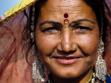 Portrait of Woman at Camel Fair