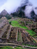 Fog Above Terraced Inca Ruins