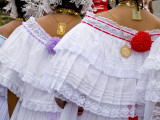 La Pollera Dresses at La Mejorana National Music Festival