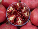 Pomegranates in Carmel St Market