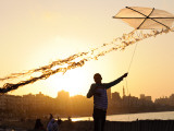 Kite Flyer Along the Corniche