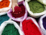 Coloured Sawdust at Solola Sunday Market