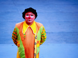 Payasos (Clown) Performing on Plazuela Francisco Goitia