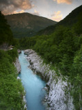 Soca River and Limestone Gorge from Napoleon Bridge