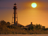 Sun Rising Above Lighthouse Park