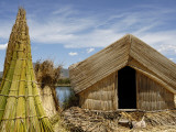 Floating Reed Island on Lake Titicaca