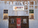 Historic Timber and Corrugated-Iron Building Facade