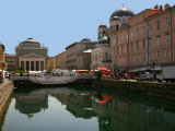 Trieste Grand Canal (Canal Grande) Towards Saint Anthony's Square
