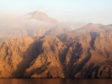 Mist Covers Jagged Peaks
