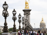 Pont Alexandre Iii Bridge with Les Invalides in Background