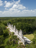 The Dovecote Building with Roof Combs  from the Great Pyramid (La Gran Piramide)