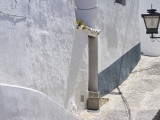 Whitewashed Building Detail