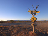Road Sign Near Parachilna  Flinders Ranges