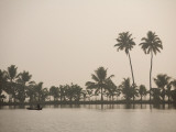 Backwater Between Alappuzha and Kottayam in the Morning Mist