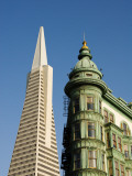 Zoetrope Building (Right) and Transamerica Pyramid (Left)
