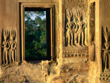 Apsara Carvings ('Heavenly Nymphs') around a Doorway at Angkor Wat