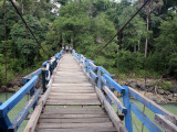 Wooden Swing Bridge at Dray Sap Waterfall
