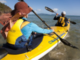 Women in Double Sea Kayak in Banksia Bay