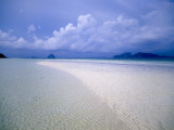 Approaching Thunderstorm Off Coast of Ko Kradan Island  in Andaman Sea Off Thai Peninsula