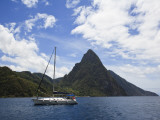 The Pitons on Southwestern Coast
