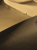 Hiker on Stovepipe Wells Sand Dunes