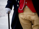 Detail of Freedom Trail Tour Guide's Colonial Dress