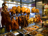 Roast Meats in Window of Yee's Restaurant on Grant Avenue in Chinatown