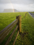 Rainbow and Volcanic Outcrop known as the Nut