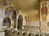 Cave Frescoes in the Udabno Monastery Refectory