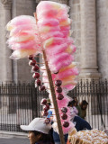 Confectionery Vendor Outside Cathedral  Plaza De Armas