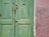 Complementary Colours Adorning Doorway in Tangier Medina