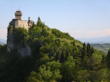 Rocca Cesta Castle Built on Highest Peak of Titan Mountain of Medieval San Marino