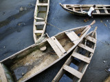 Fishing Boats in Harbour at Low Tide