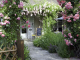 Cafe Les Nymphias in Giverny  Opposite the Entrance to Monet's Gardens