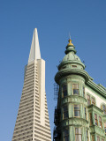 Zoetrope Building and Transamerica Pyramid