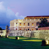 Historic Building Facade and Gardens  Hotel Sofitel Santa Clara