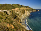 Bixby Creek Bridge on Highway One  Along Big Sur Coastline