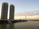 Condominiums Towering over the Chao Phraya River