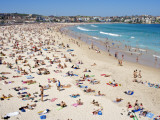 Summer Holiday Crowds on Bondi Beach