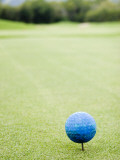 Large Golf Ball Indicates Tee-Off Point