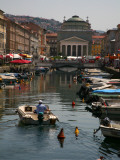 Trieste Grand Canal (Canal Grande) Towards Saint Anthony's Square