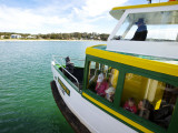 Tom Thumb Iii  the Port Hacking Ferry Leaving  the Bundeena Wharf for Cronulla