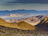 Telescope Peak Covered with Snow in Panamint Range over Death Valley
