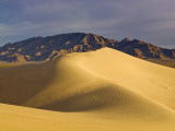 Cadiz Dunes at Sunrise  Ship Mountains in Distance at Mojave Desert